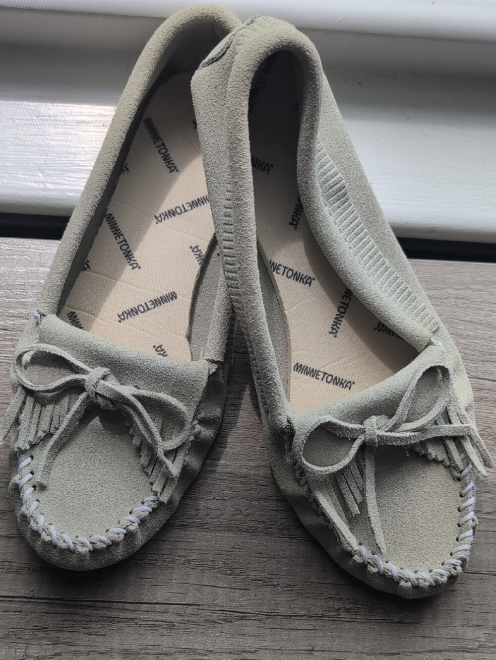 Minnetonka Women’s Sage Suede Moccasin Slippers